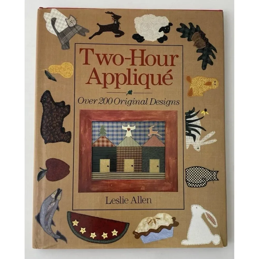 Two-Hour Mini Quilt & Two-Hour Applique : Lot Of 2 VTG Books-Hardcover